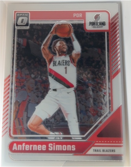 2024-25 Panini Donruss Optic #128 Anfernee Simons — front