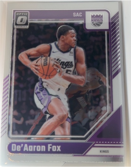 2024-25 Panini Donruss Optic #219 De'Aaron Fox — front