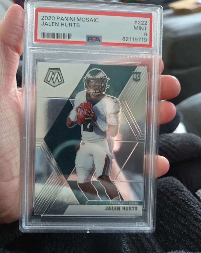 2020 Panini Mosaic #222 Jalen Hurts — front