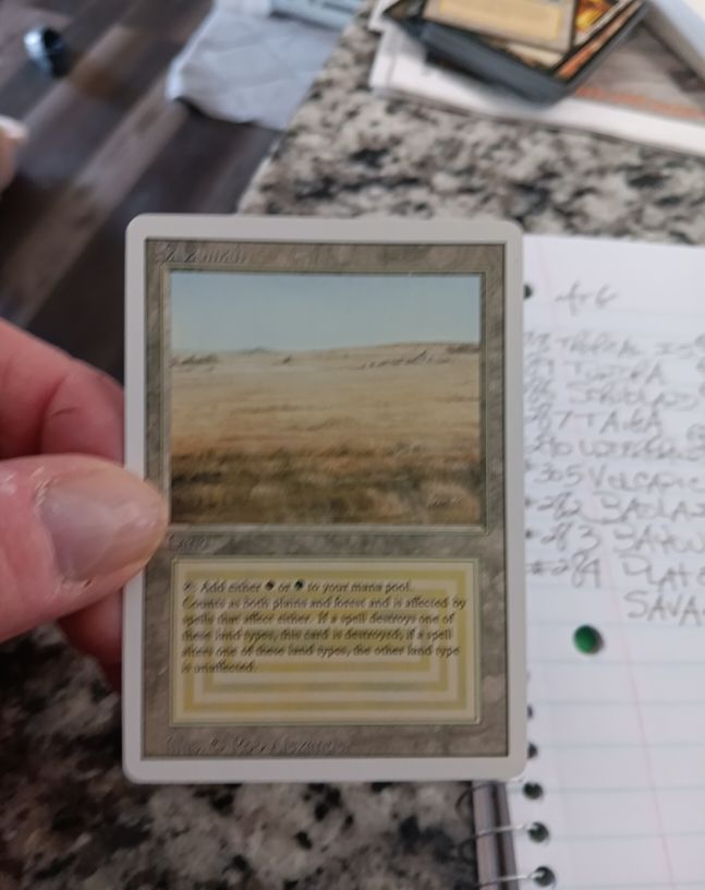 1994 Magic: The Gathering Savannah Unlimited Edition — front