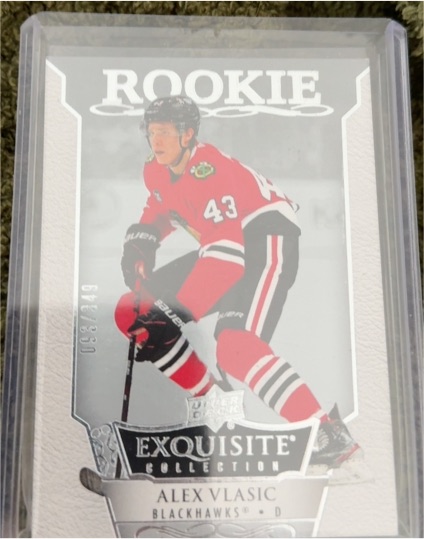 2021 Upper Deck Exquisite Collection #US 249 Alex Vlasic Rookie — front
