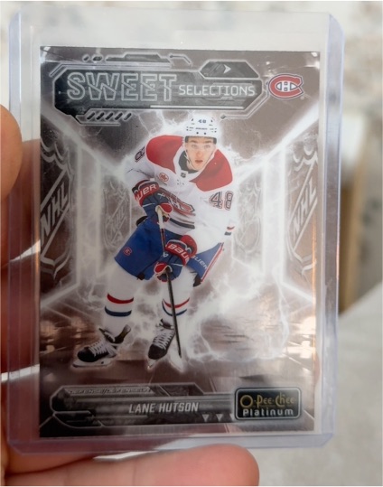 2024-25 O-Pee-Chee Platinum #SS-2 Lane Hutson Sweet Selections Rookie — front