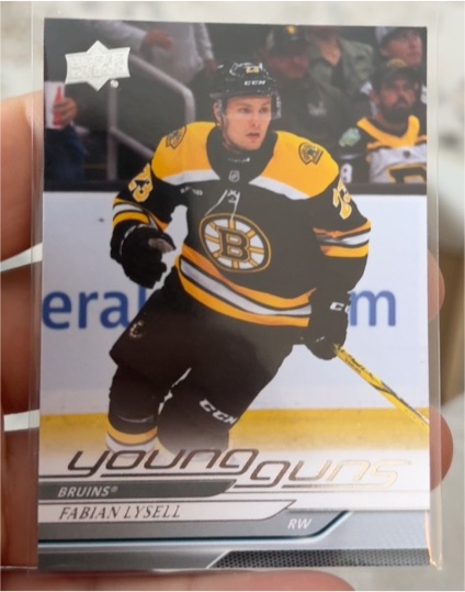2024-25 Upper Deck Extended Series Young Guns #721 Fabian Lysell — front