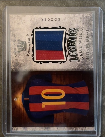 2024 Sportkings Volume No.5 Legends Game Worn Lionel Messi — front