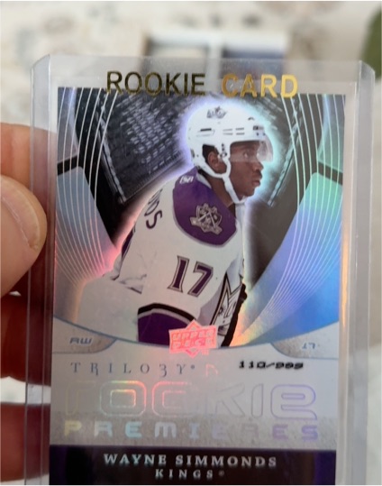 2008-09 Upper Deck Trilogy #132 Wayne Simmonds — front