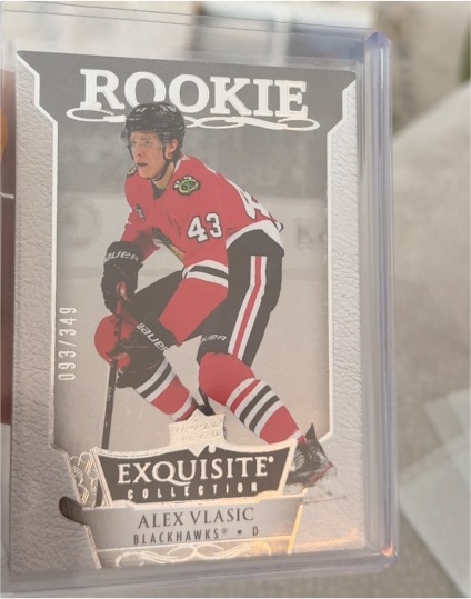 2017 Upper Deck Exquisite Collection #093 Alex Vlasic Rookie — front