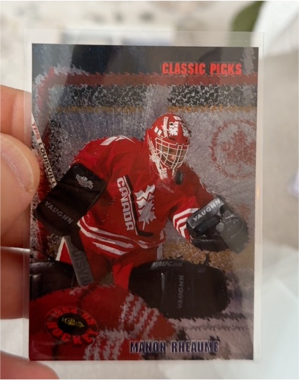 1994 Classic Women of Hockey #W1 Manon Rheaume — front