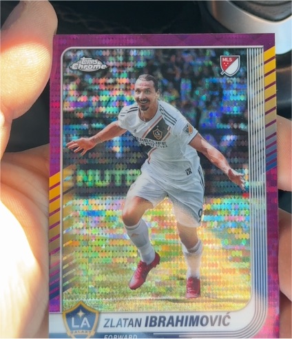 2025 Topps Chrome MLS #9 Zlatan Ibrahimovic — front