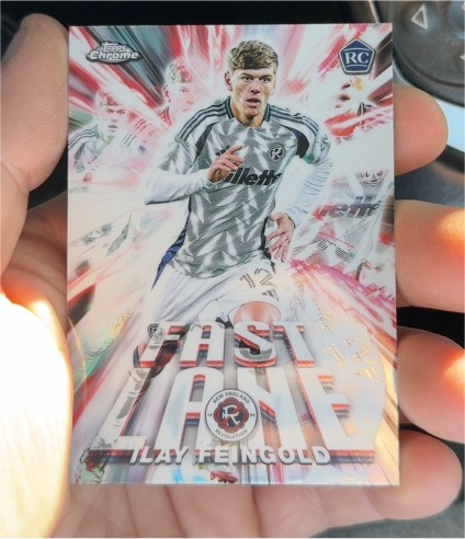 2025 Topps Chrome MLS #FL-14 Ilay Feingold Fast Lane — front