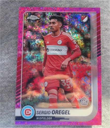 2025 Topps Chrome MLS #81 Sergio Oregel — front