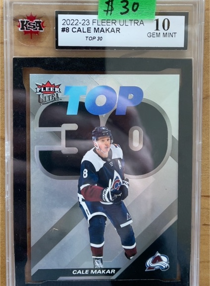 2022-23 Fleer Ultra #8 Cale Makar — front