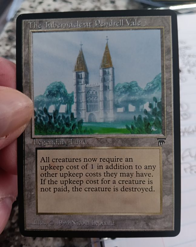 1994 Magic: The Gathering The Tabernacle at Pendrell Vale — front
