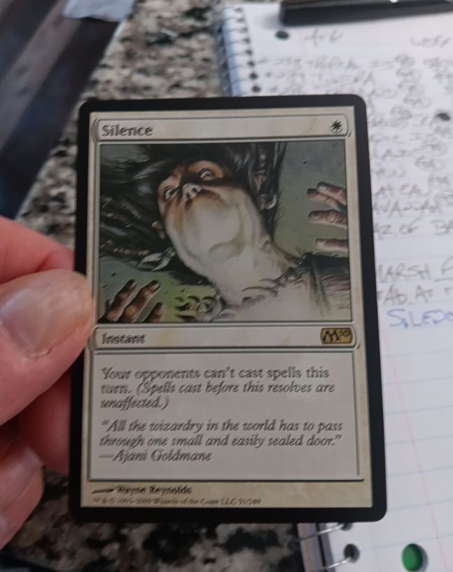 2010 Magic: The Gathering #30 Silence — front