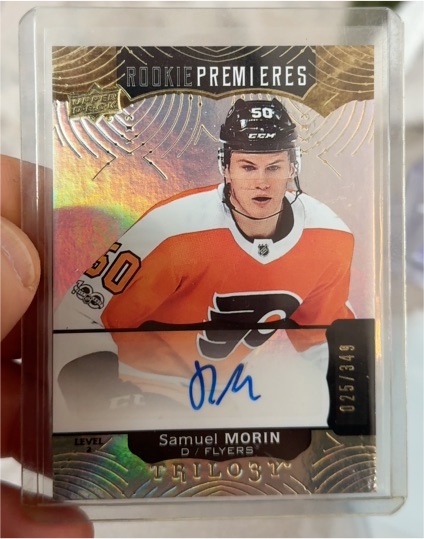 2017 Upper Deck Trilogy Premieres Level 2 #86 Samuel Morin — front
