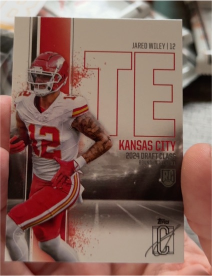 2024 Topps Signature Class #128 Jared Wiley — front