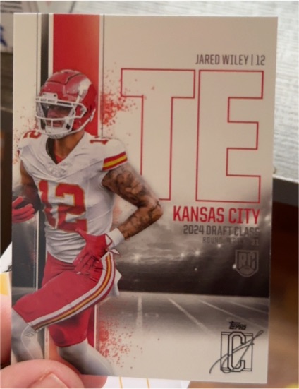 2024 Topps Signature Class #112 Jared Wiley — front