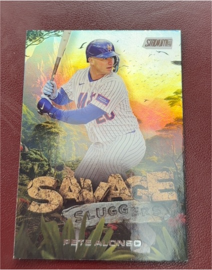 2025 Topps Stadium Club #SS-14 Pete Alonso Savage Sluggers — front