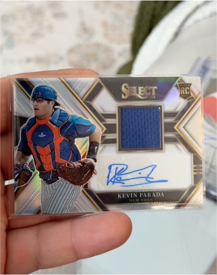 2023 Panini Select #PJA-KP Kevin Parada Rookie Patch Auto — front