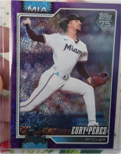 2026 Topps Series 1 #285 Eury Pérez — front