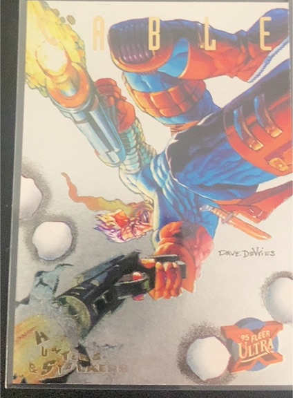 1995 Fleer Ultra X-Men #2 Cable Hunters & Stalkers — front