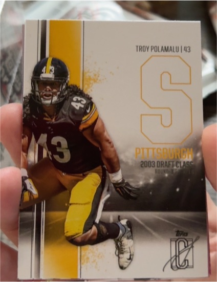 2024 Topps Signature Class #46 Troy Polamalu — front