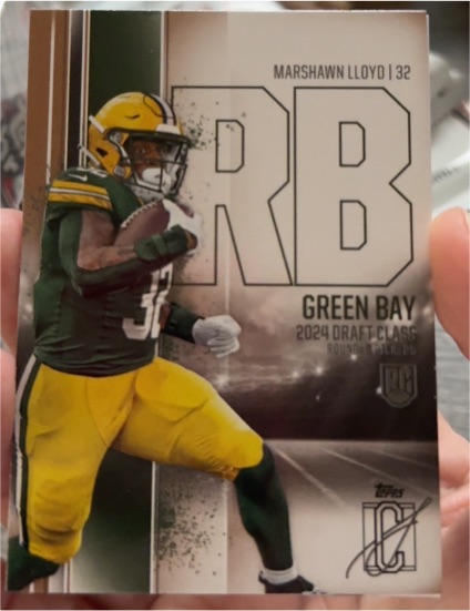 2024 Topps Signature Class #110 Marshawn Lloyd — front