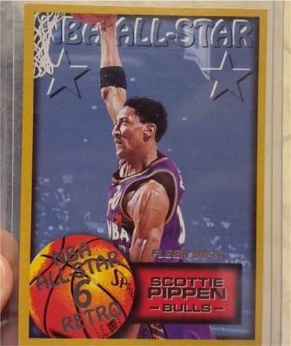 1996-97 Fleer #287 Scottie Pippen NBA All-Star Retro — front