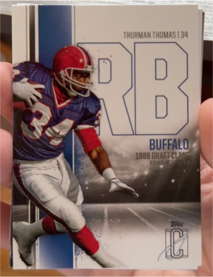 2024 Topps Signature Class #5 Thurman Thomas — front