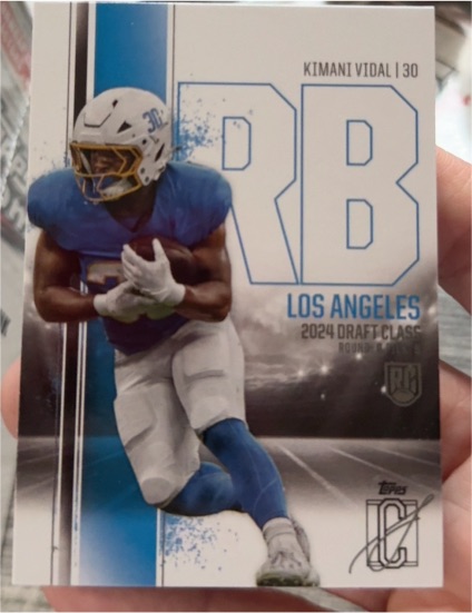 2024 Topps Signature Class #138 Kimani Vidal — front