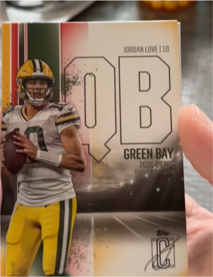 2020 Topps Draft Class #10 Jordan Love — front