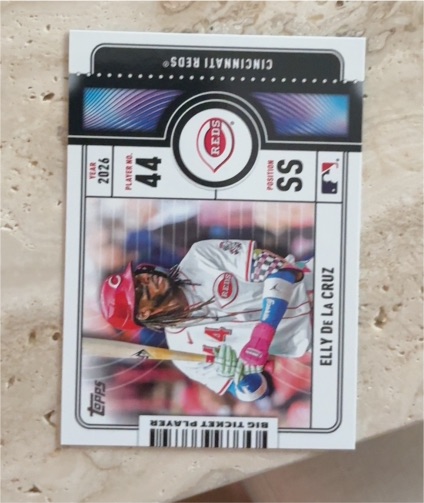 2026 Topps Series 1 Big Ticket Players #BTP-5 Elly De La Cruz — front