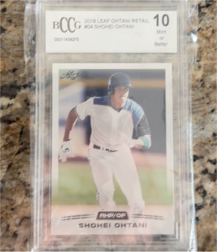 2018 Leaf Ohtani Retail #04 Shohei Ohtani — front