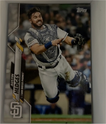 2020 Topps #320 Austin Hedges — front