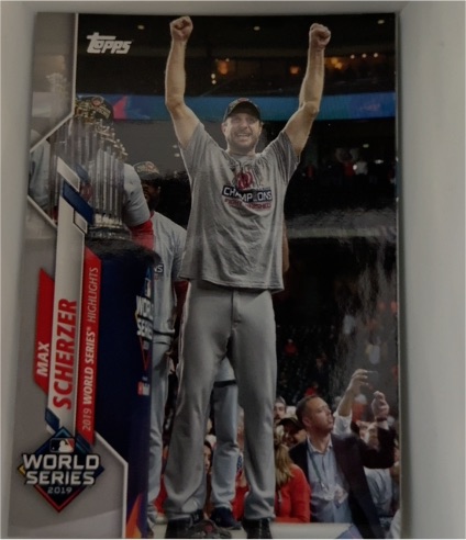 2020 Topps Series 1 #258 Max Scherzer — front