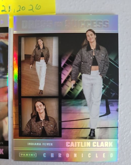 2025 Panini Caitlin Clark Chronicled #69 Dress for Success Caitlin Clark — front