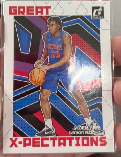 2022-23 Panini Donruss #4 Jaden Ivey Great X-Pectations — front