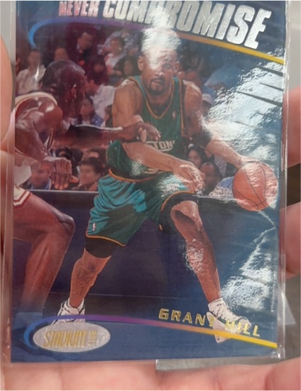 1998-99 Topps Stadium Club #NC7 Grant Hill Never Compromise — front
