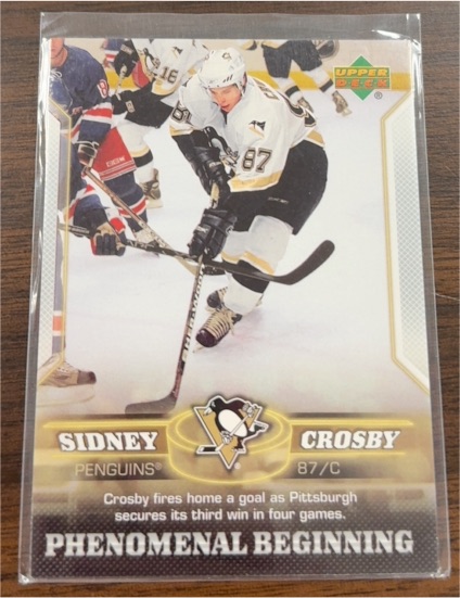2005-06 Upper Deck Phenomenal Beginning #17 Sidney Crosby — front