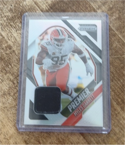 2025 Panini Prizm Premier #PJY-MGT Myles Garrett — front