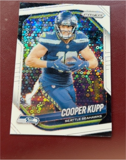 2025 Panini Prizm #16 Cooper Kupp White Disco Seattle Seahawks — front