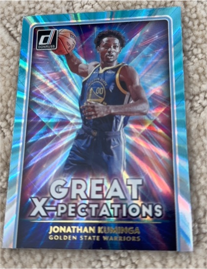 2021-22 Donruss #4 Jonathan Kuminga Great X-Pectations — front