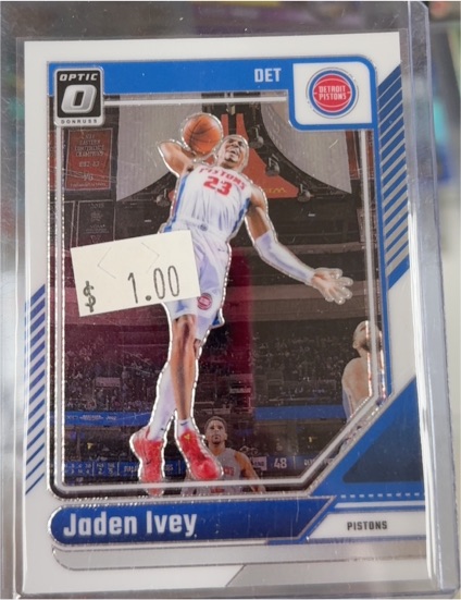2024-25 Donruss Optic #182 Jaden Ivey Detroit Pistons — front