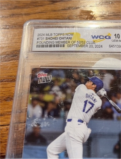 2024 Topps Now #731 Shohei Ohtani Founding Member of 52/52 Club — front