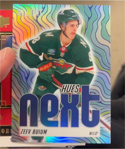 2025-26 Upper Deck Allure #HN-14 Zeev Buium Hues Next — front