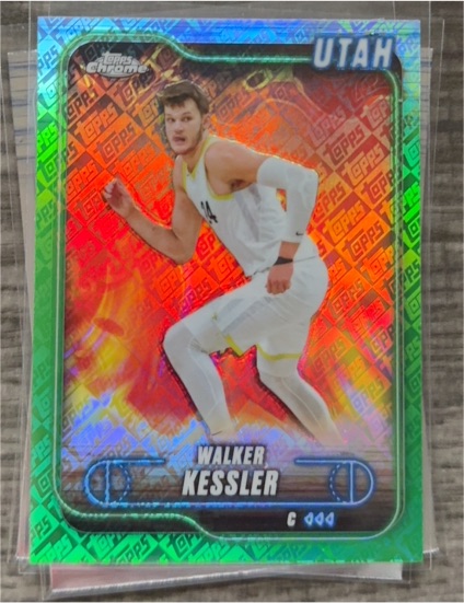 2024-25 Topps Chrome #66 Walker Kessler — front
