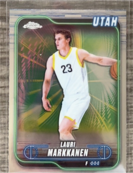 2024-25 Topps Chrome #37 Lauri Markkanen Utah Jazz — front