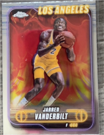2024-25 Topps Chrome #27 Jarred Vanderbilt — front