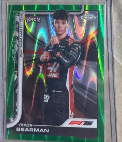 2025 Topps Chrome Formula 1 #14 Oliver Bearman — front
