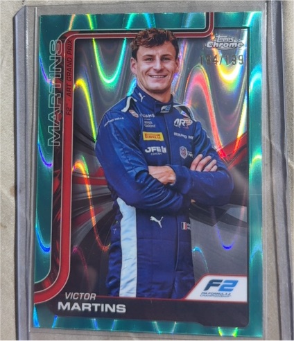 2025 Topps Chrome Formula 1 F2 #34 Victor Martins — front