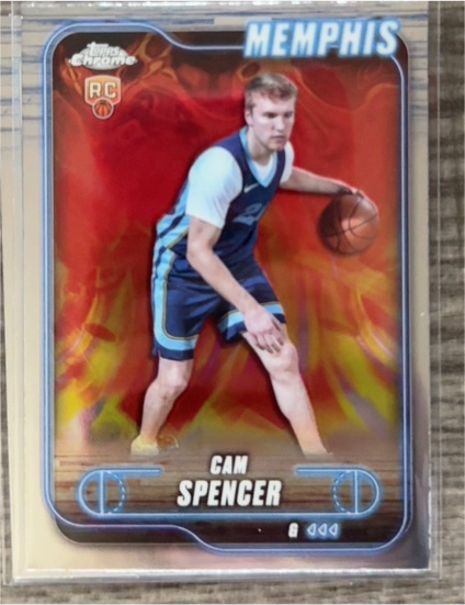 2024-25 Topps Chrome #130 Cam Spencer — front